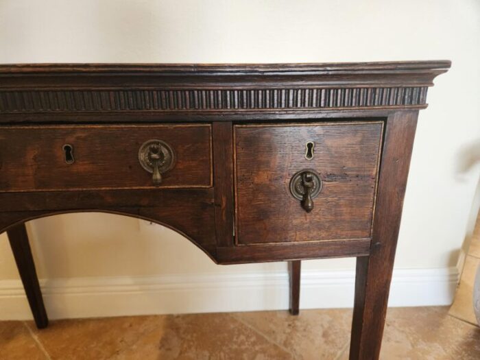 18th century antique english lowboy table 4477