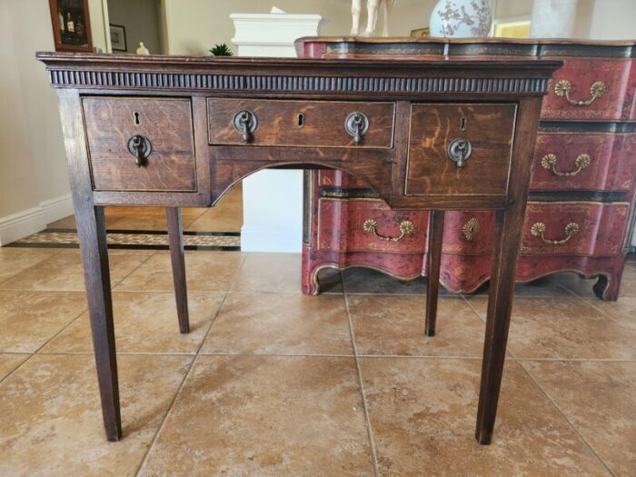 18th century antique english lowboy table 7764