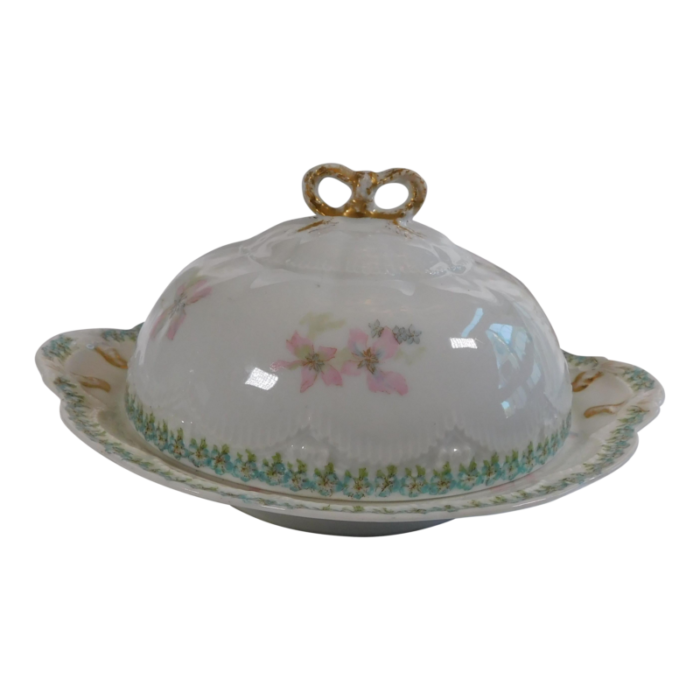 1930s haviland covered cheese dish 0743