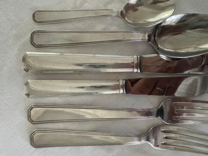 1930s haviland limoges 12 piece europ felix plated silverware 70 pieces 3000