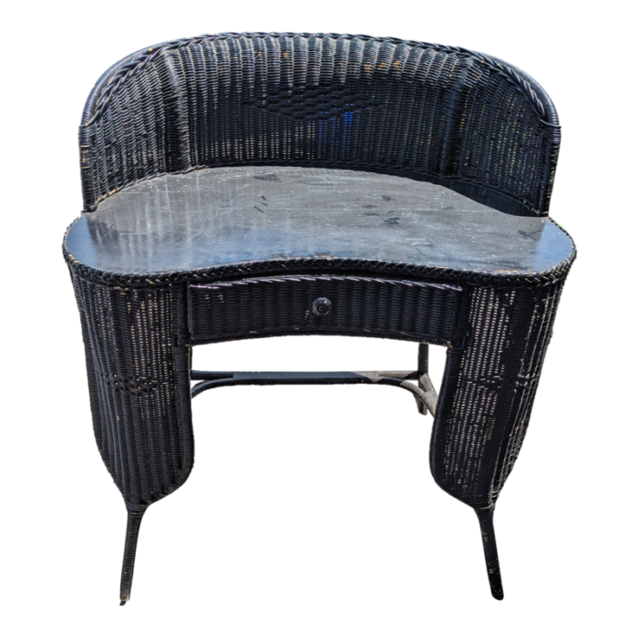 1930s vintage wicker dressing table 2327