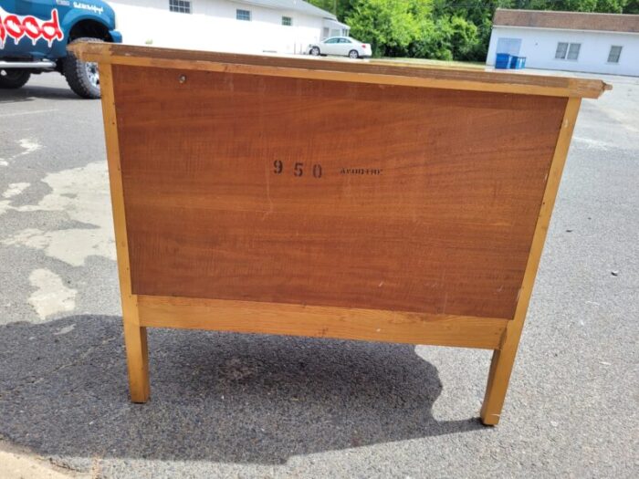 1950s romweber french credenza in satin wood 1789