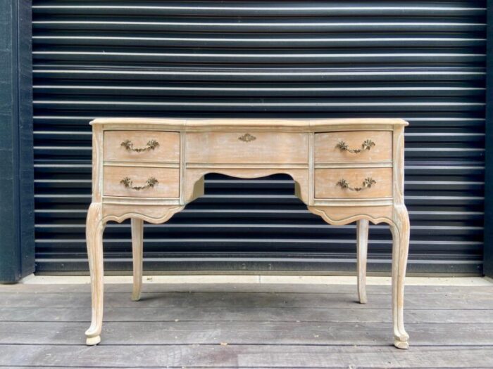 1960s basset versailles french provincial vanity desk 9381