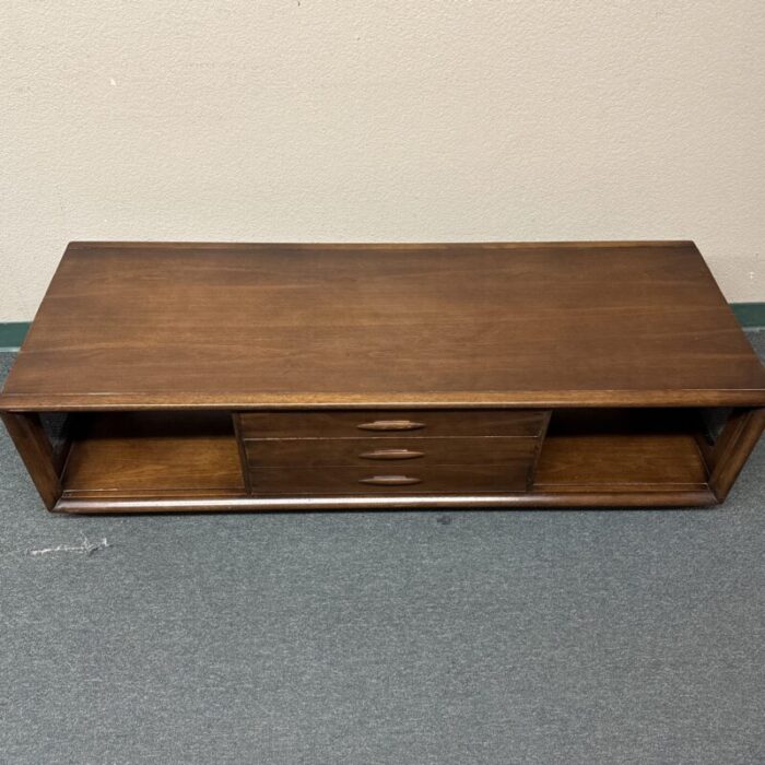 1960s broyhill emphasis rolling cocktail table 6067