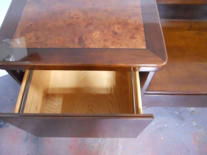 1960s monteverdi young executive curved desk 1364