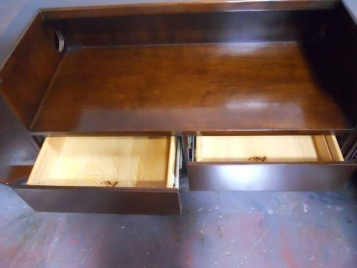 1960s monteverdi young executive curved desk 1398