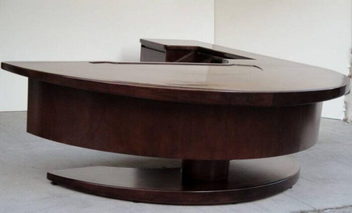 1960s monteverdi young executive curved desk 2639