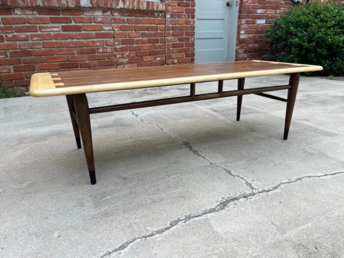 1960s restored lane acclaim cocktail coffee table 2550