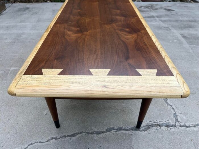 1960s restored lane acclaim cocktail coffee table 4100