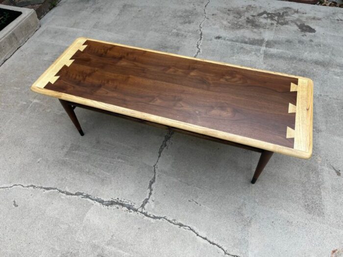 1960s restored lane acclaim cocktail coffee table 5004