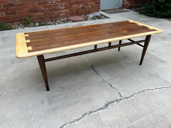 1960s restored lane acclaim cocktail coffee table 6057