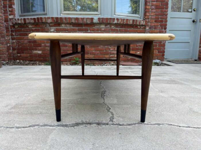 1960s restored lane acclaim cocktail coffee table 6220