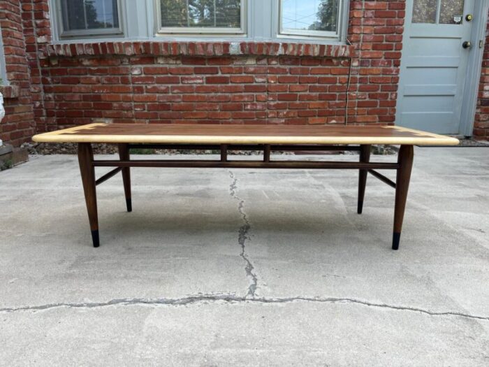 1960s restored lane acclaim cocktail coffee table 7860