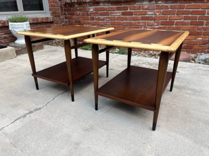 1960s restored lane acclaim side tables a pair 1338