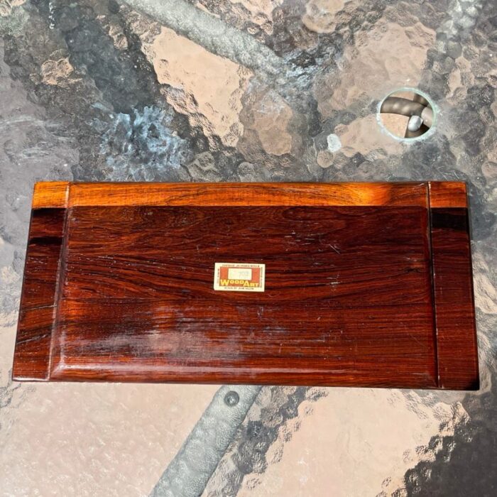 1960sn brazilian midcentury tray 702 in rosewood by jean gillon for woodart 7239