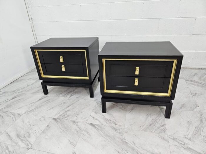 1970s hollywood regency nightstands set of 2 3659