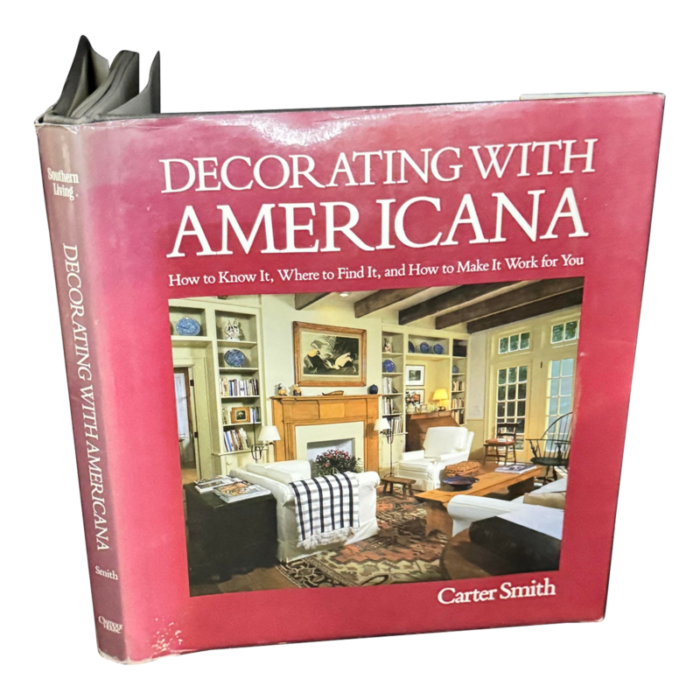 1980s decorating with americana hardback book 3697