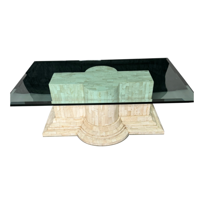 1980s vintage tessellated stone coffee table 8805