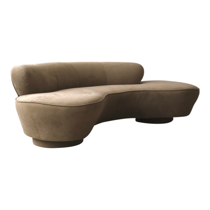 1980s vladimir kagan 4891 j sofa for directional 8331