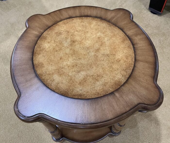 1990s round side table 2948