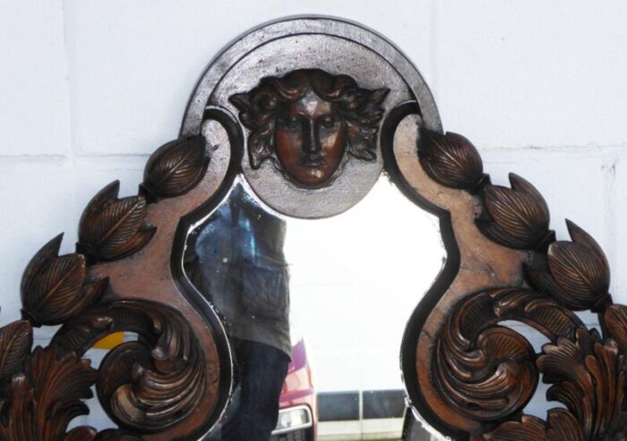 19th century carved mirror 5