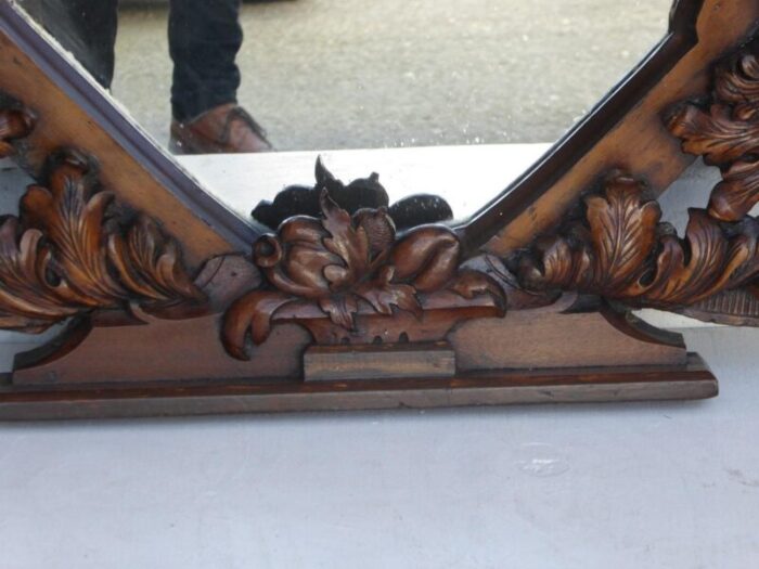 19th century carved mirror 9