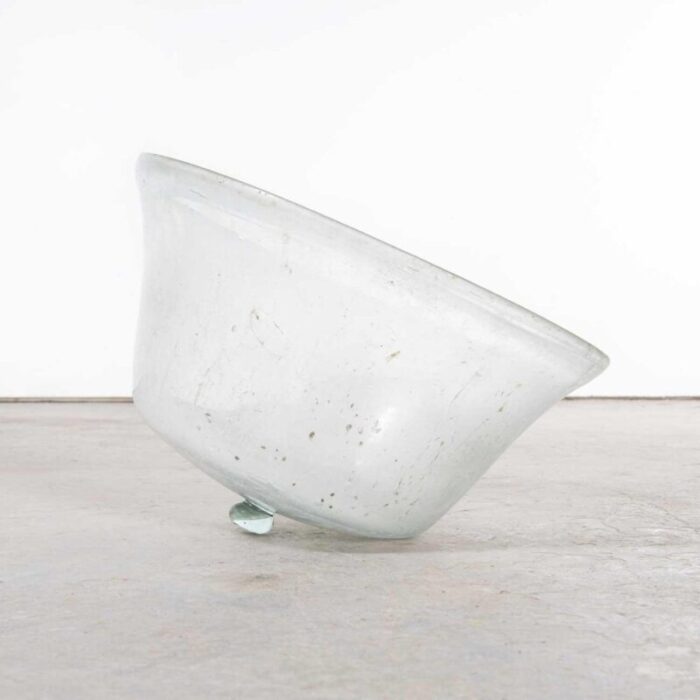 19th century french mouth blown glass cloche 7