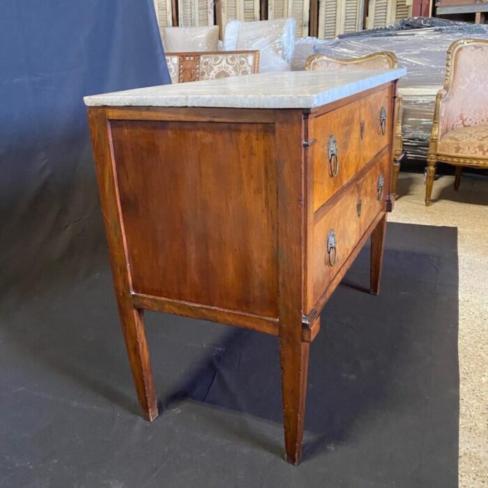 19th century french neoclassical fruitwood directoire chest of drawers 5562