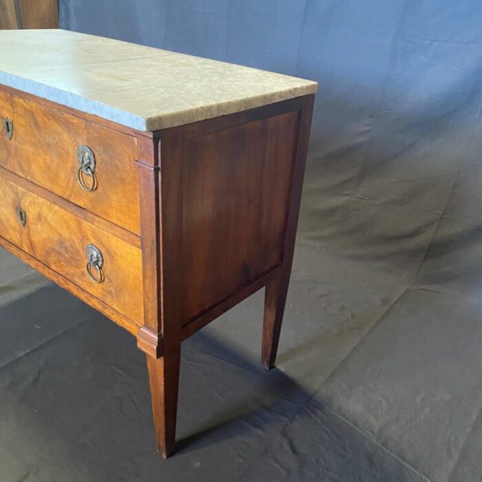 19th century french neoclassical fruitwood directoire chest of drawers 8819