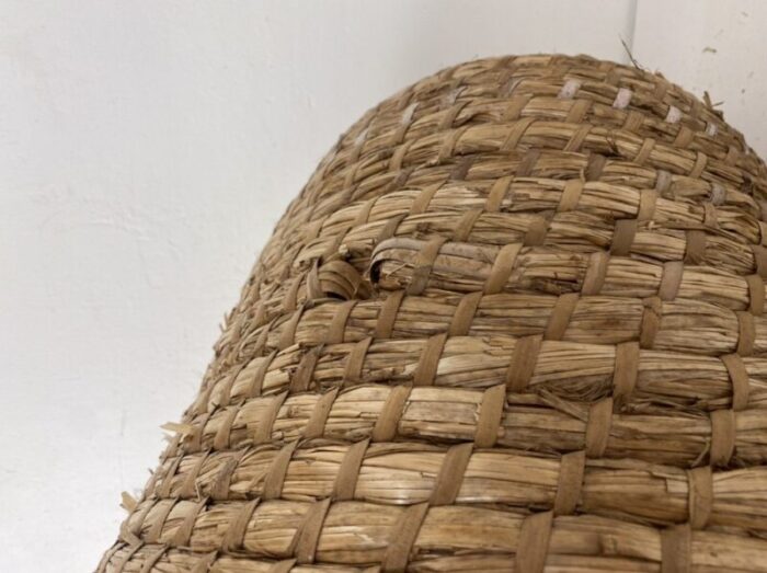 19th century french straw domed bee hive 12