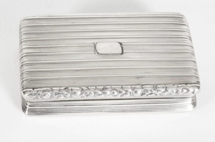 19th century george iii silver snuff box birmingham 1817 2