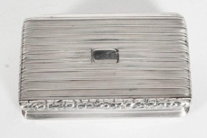 19th century george iii silver snuff box birmingham 1817 3