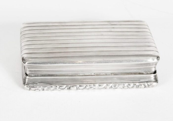 19th century george iii silver snuff box birmingham 1817 4