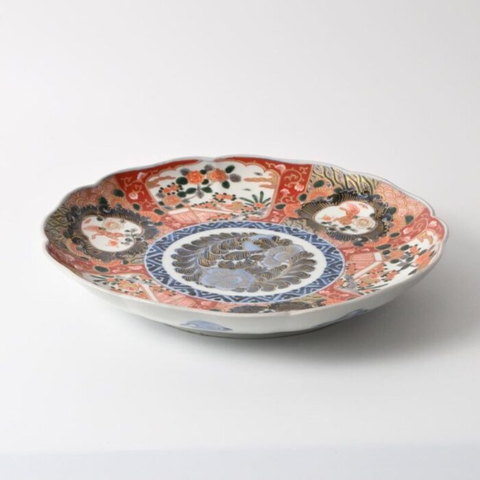 19th century japanese imari porcelain charger plate 1