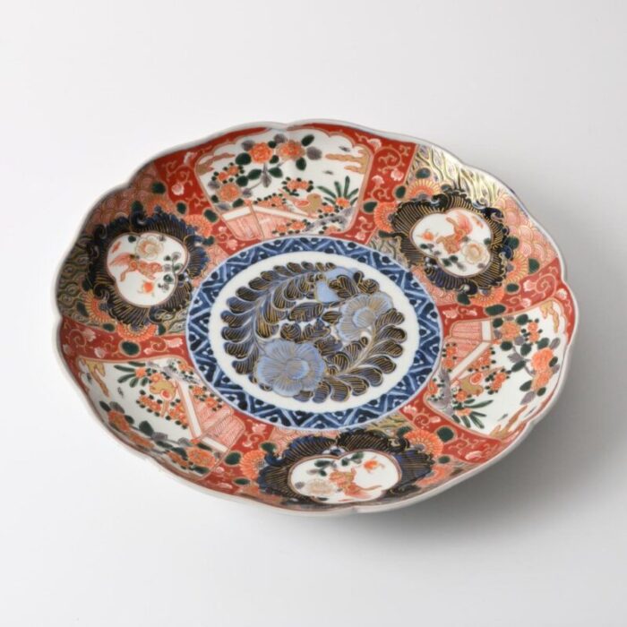 19th century japanese imari porcelain charger plate 5