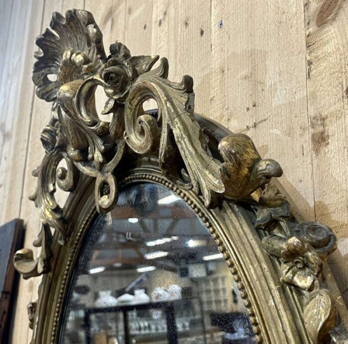 19th century louis xv style mirror 3