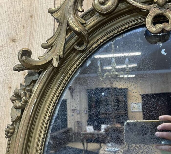 19th century louis xv style mirror 7