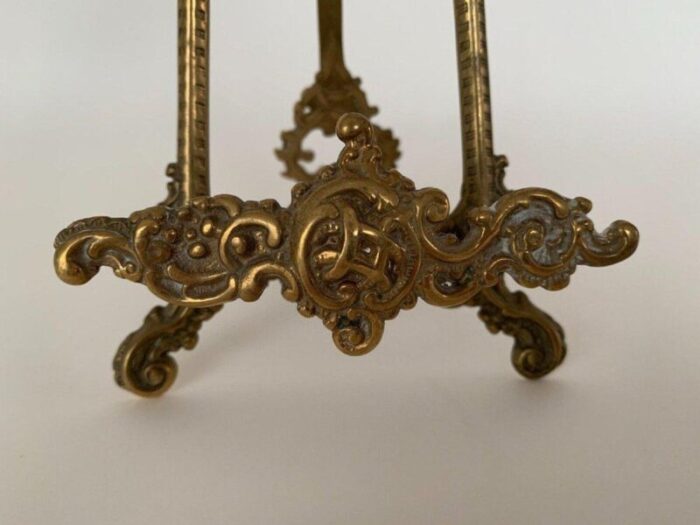 19th century napoleon iii bronze frames in the shape of easels set of 2 12