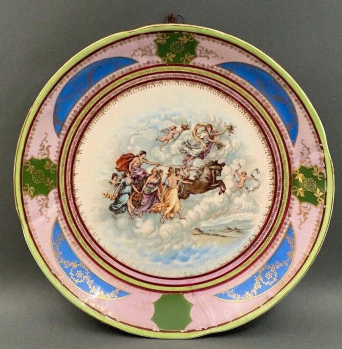 19th century porcelain plate from capodimonte 1