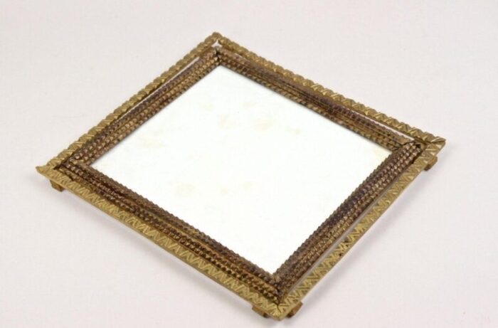 19th century tramp art gilt rustic photo frame austria 1870s 15