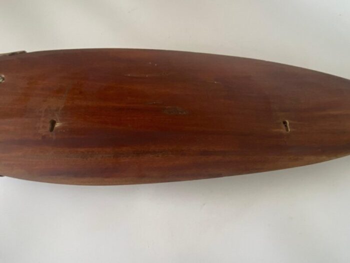 20th century french wooden chopping in brown color 5