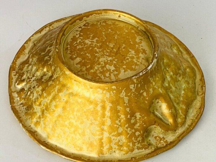 20th century gilt plaster bowl italy 3