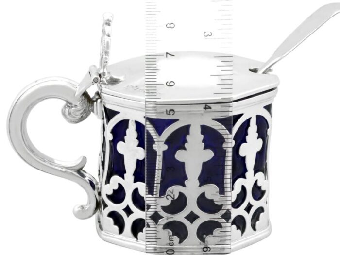 C8551n silver mustard pot sheffield master