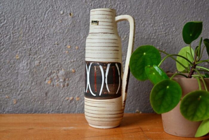 abstract pitcher vase from scheurich 1960s 4