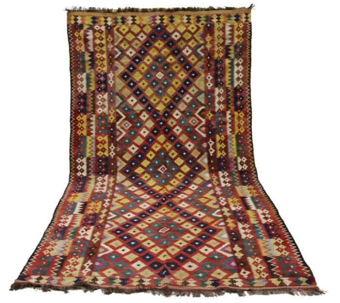 afghan kilim rug 1920s 2