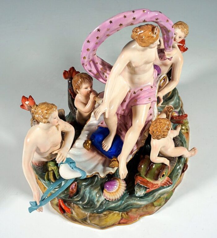 allegorical the water group by m v acier for meissen porcelain germany 1860s 7