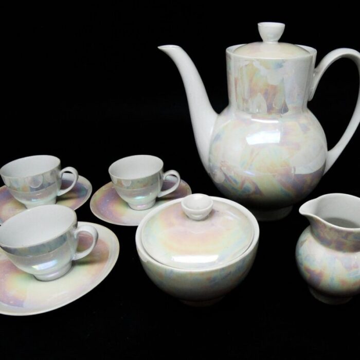 ania coffee set from cmielow poland 1960s set of 13 6