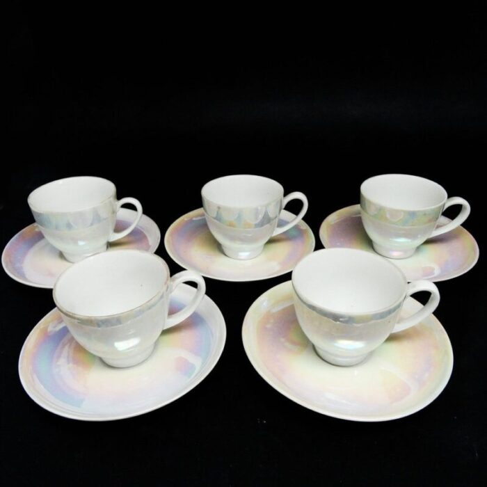 ania coffee set from cmielow poland 1960s set of 13 7