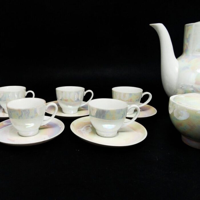 ania coffee set from cmielow poland 1960s set of 13 8