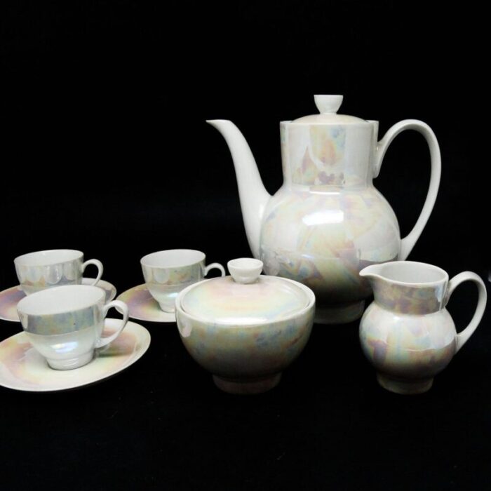 ania coffee set from cmielow poland 1960s set of 13 9